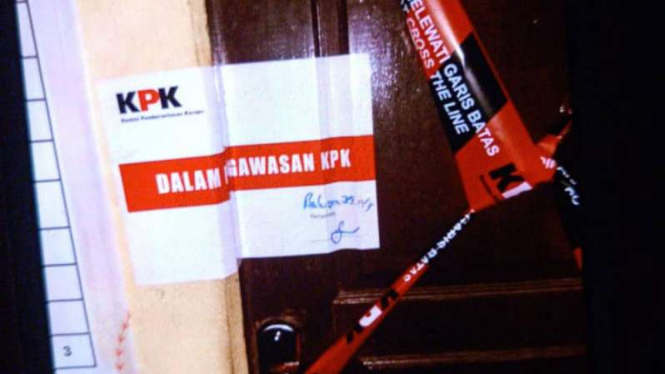 KPK segel ruangan di Kantor Pemkab Bupati Bengkayang. (Foto ilustrasi).