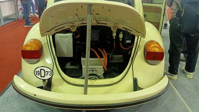 Motor listrik mengganti mesin konvensional di VW Kodok
