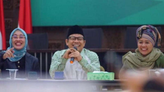 Ketua Umum PKB, Muhaimin Iskandar, bertemu sejumlah aktivis perempuan.