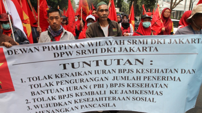 Demo Tolak Kenaikan Iuran BPJS Kesehatan