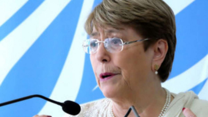 Michelle Bachelet Komisioner Tinggi Hak Asasi Manusia atau KTHAM PBB