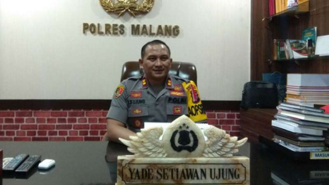 Kapolres Malang, Ajun Komisaris Besar Polisi Yade Setiawan Ujung.