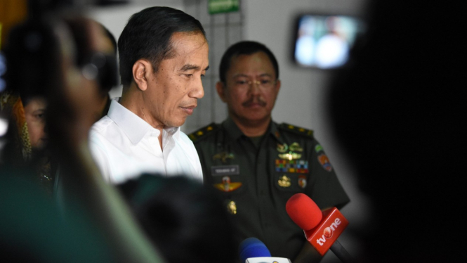 Presiden Joko Widodo sampaikan belasungkawa atas meninggalnya BJ Habibie.