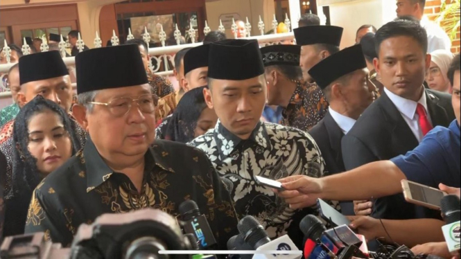 SBY melayat ke rumah duka BJ Habibie