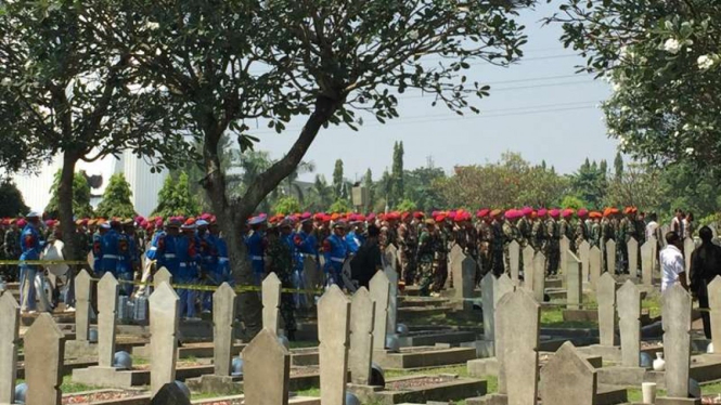 Jelang pemakaman BJ Habibie di Taman Makam Pahlawan Kalibata