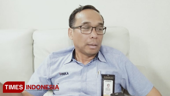 Direktur Utama PT INKA mengungkapkan andil BJ Habibie di PT INKA. (Foto: Ito Wahyu Utomo/TIMES Indonesia)