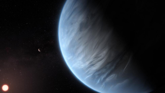 Waterworld: the first habitable planet confirmed to have water in its atmosphere. But is there life? - ESA/UCL