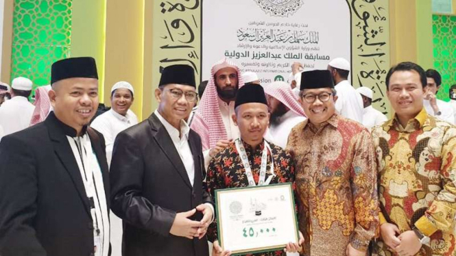 Delegasi Indonesia Juara III Tahfiz Alquran 15 Juz di Mekah