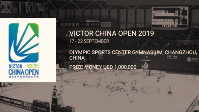 Victor China Open 2019 BWF World Tour Super 1000
