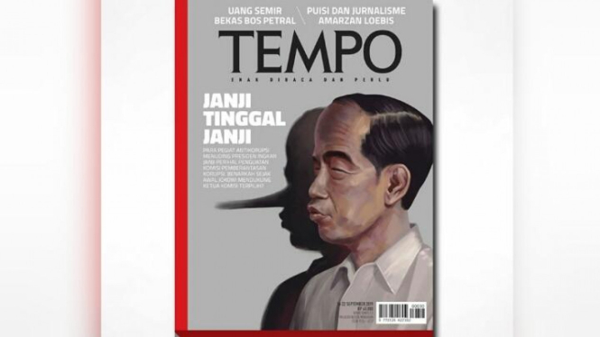 Sampul Majalah Tempo edisi 16-22 September 2019 