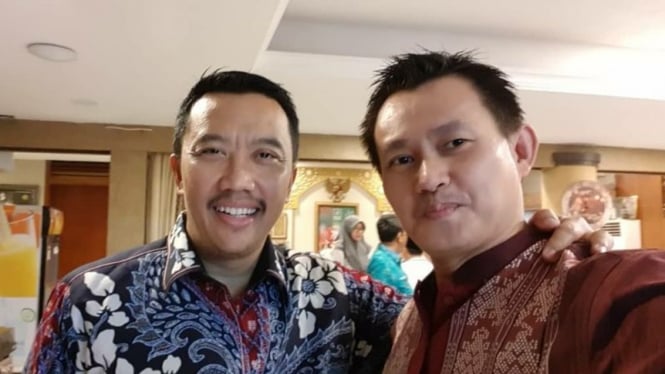 Legenda bulutangkis, Candra Wijaya bersama Menpora Imam Nahrawi