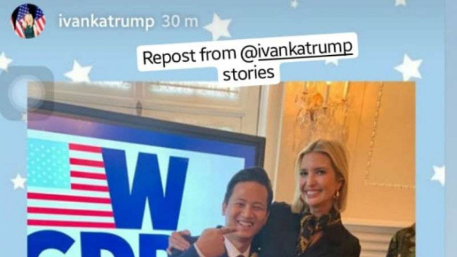 Ivanka Trump foto bersama Bupati Trenggalek