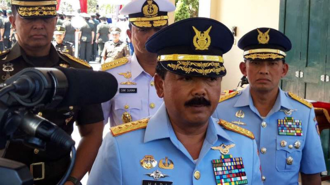 Panglima TNI, Marsekal Hadi Tjahjanto di TMP Kusumanegara Kota Yogyakarta