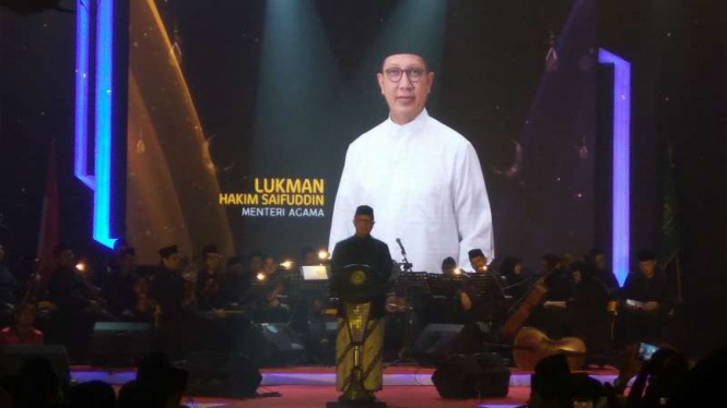 Sambutan Menag Lukman Hakim di acara 'Santri Indonesia untuk Perdamaian Dunia'