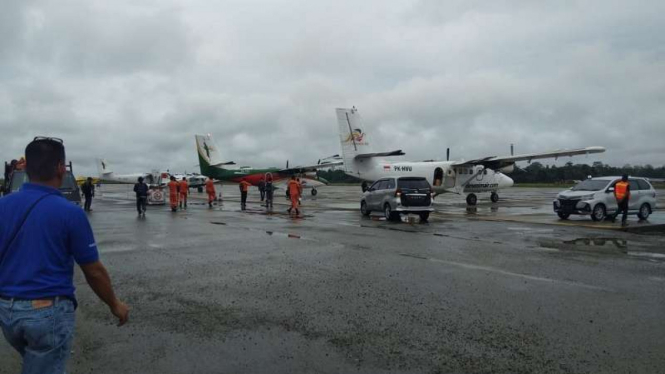 Cuaca buruk saat pencarian pesawat Twin Otter di Ilaga Papua