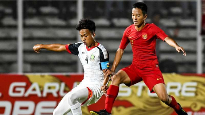 Laga Timnas Indonesia U-16 kontra Brunei Darussalam