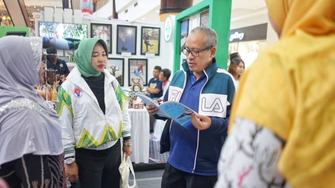 Pameran Hari Olahraga Nasional di Duta Mall, Banjarmasin.