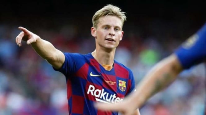 Gelandang Barcelona, Frenkie de Jong