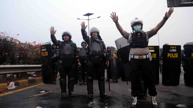 Aksi Demonstrasi Tolak RKUHP dan UU KPK di DPR