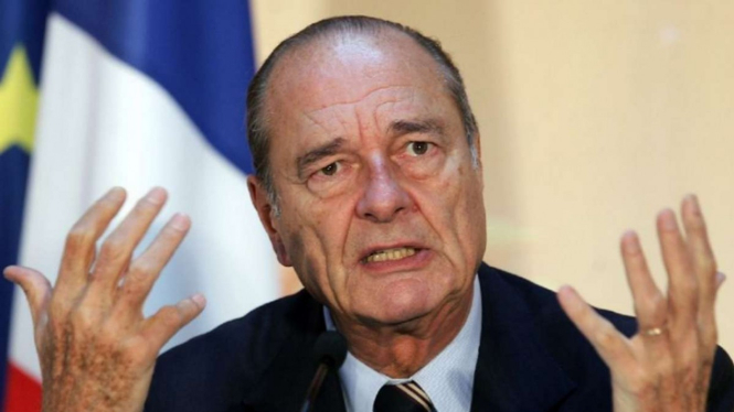  Mantan Presiden Prancis Jacques Chirac