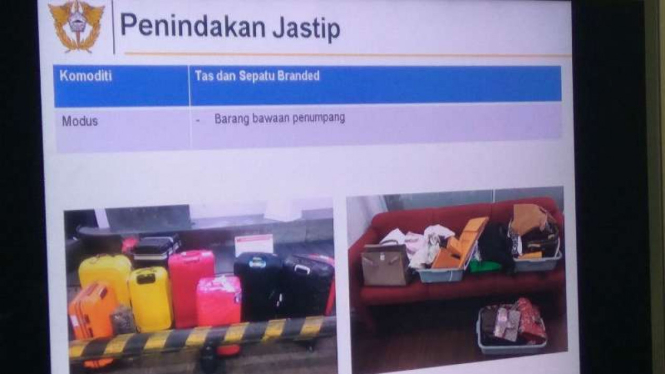 Penindakan jastip barang-barang branded