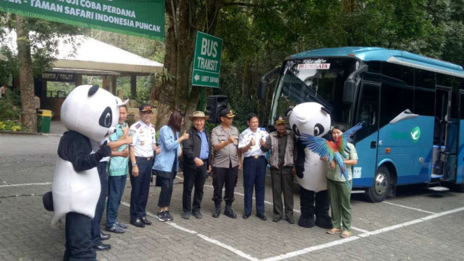 BPTJ luncurkan Bus Rute Pasaraya Blok-M ke Taman Safari Indonesia.