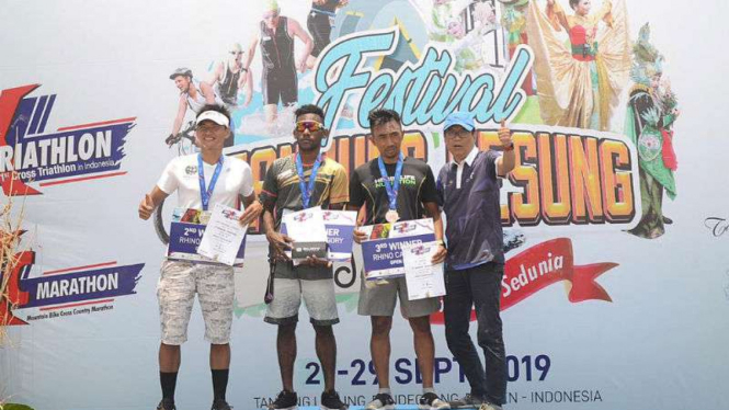 Podium juara Rhino X Triathlon