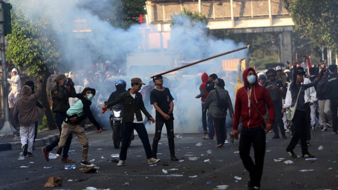 Demo pelajar di Jakarta beberapa waktu lalu. (Foto ilustrasi)
