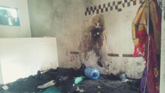 Lokasi kebakaran Lapas Perempuan Kelas III di Desa Maku Kecamatan Dolo Kabupaten Sigi, Sulawesi Tengah.