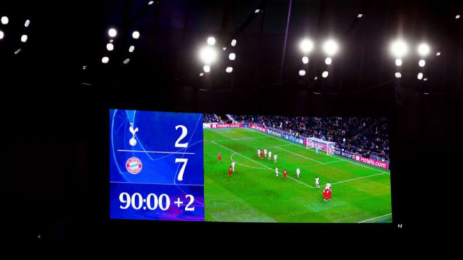 Bayern Munich gasak Tottenham Hotspur 7-2.