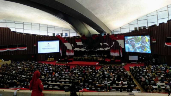 Sidang MPR pada Rabu, 2 Oktober 2019.