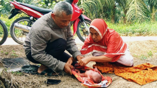 Polisi Buru Ibu yang Tega Buang Bayi  di Perkebunan Sawit