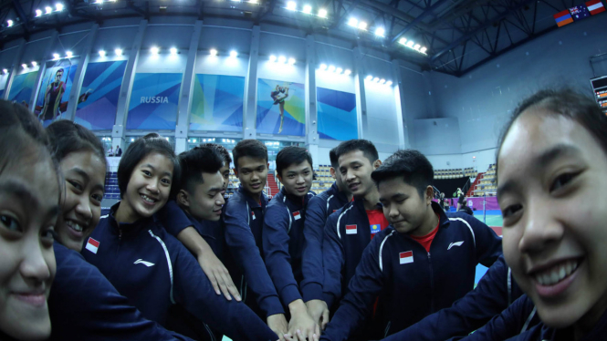 Tim bulutangkis Indonesia di ajang BWF World Junior Championships 2019