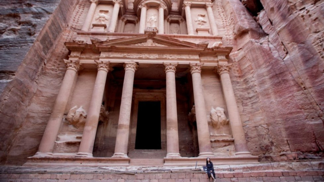 The Nabataeans made their capital at Petra in Jordan - EPA