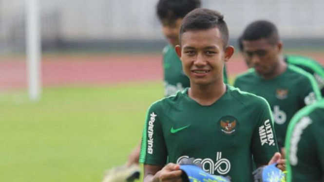 Gelandang Timnas Indonesia U-23, Sani Rizki Fauzi.