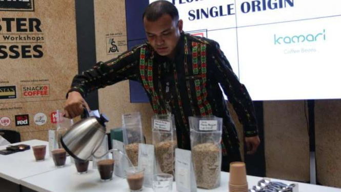 Kopi Flores Manggarai dan Lintong Sumatera diperkenalkan di Athens Coffee Festival di Yunani