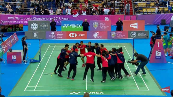 Indonesia Menang World Junior Championship 2019