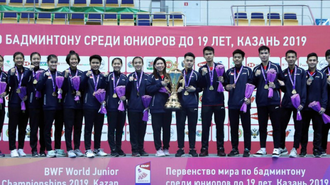 Indonesia juara BWF World Junior Mixed Team Championships
