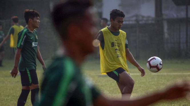 Latihan Timnas Indonesia U-23.