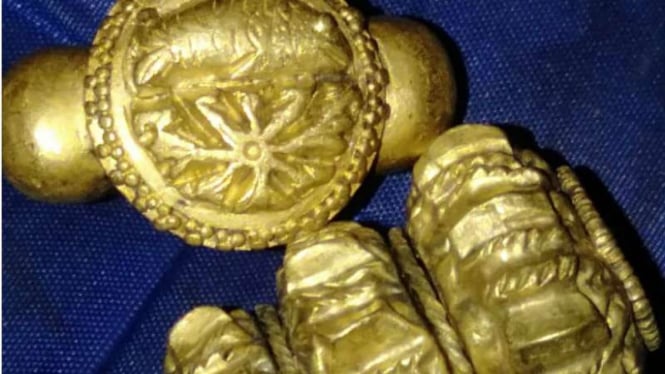 Harta karun yang ditemukan di Ogan Komering Ilir (OKI)