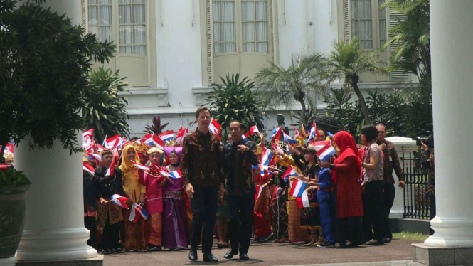 Presiden Jokowi terima PM Mark Rutte di Istana Bogor.