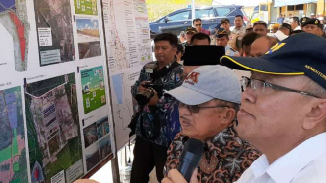 Wakil Presiden Jusuf Kalla melakukan kunjungan kerja ke Kota Palu.