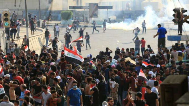 Demonstrasi di Irak tewaskan lebih dari 100 orang