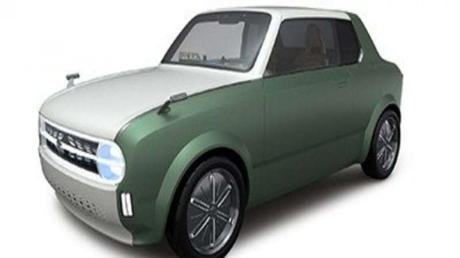 Mobil konsep Suzuki Waku, terinspirasi dari sedan klasik