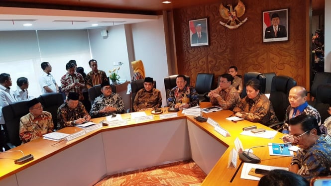 Rapat pimpinan MPR RI periode 2019-2024