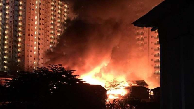 Kebakaran di Cawang, Jakarta Timur