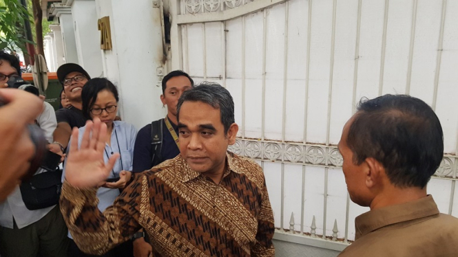 Wakil Ketua MPR RI Ahmad Muzani di kediaman Megawati Soekarnoputri