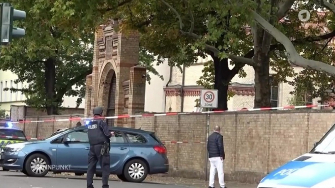 Serangan teror penembakan di Sinagoge Jerman
