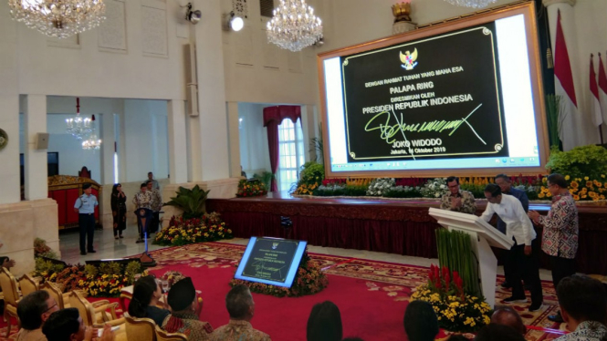 Presiden Joko Widodo resmikan Palapa Ring