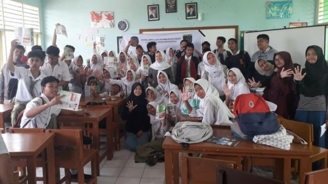 Laskar TB Remaja Kota Depok mengadakan Laskar TB Goes to School yang sedang berlangsung di SMA Muhammadiyah 2 Beji, Depok